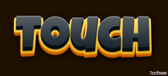 Touch Efeito de texto