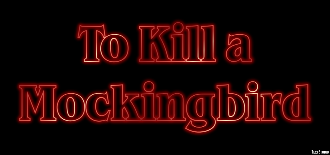 To Kill a Mockingbird Text Effect