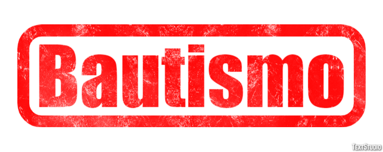 Bautismo Efecto de texto