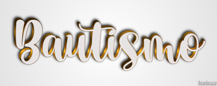 Bautismo Efecto de Texto