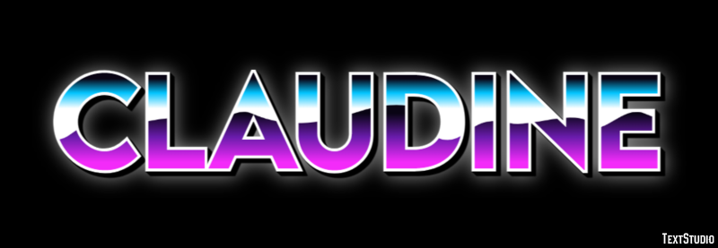 Claudine Text Effect