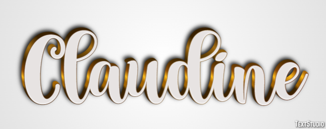 Claudine Text Effect