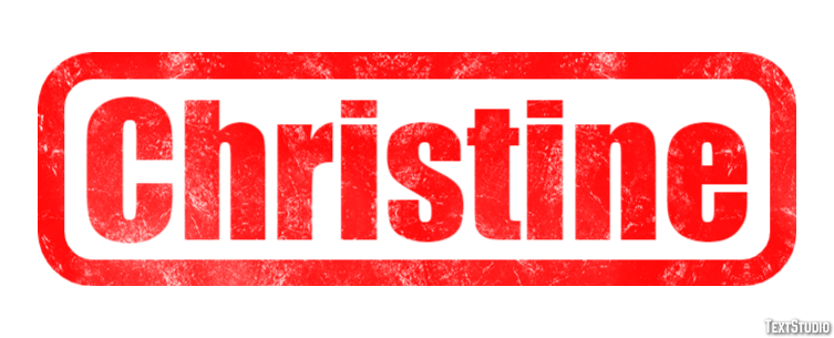 Christine Text Effect