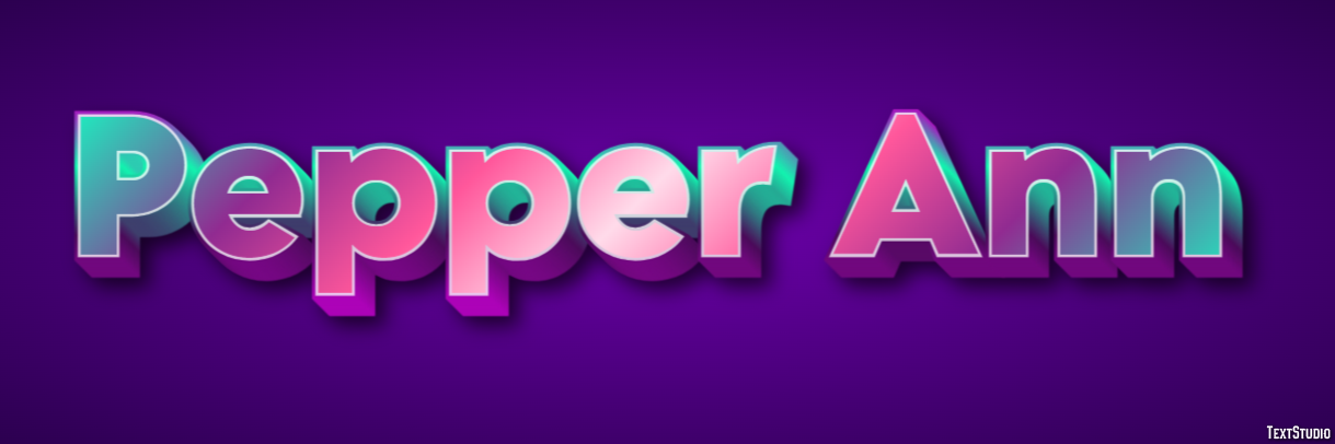 Pepper Ann Efekt tekstowy