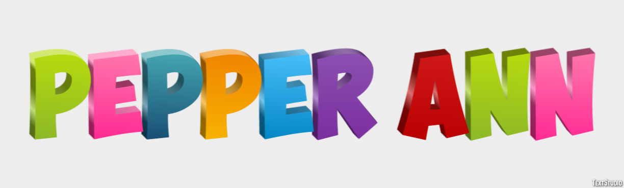Pepper Ann Efekt tekstowy