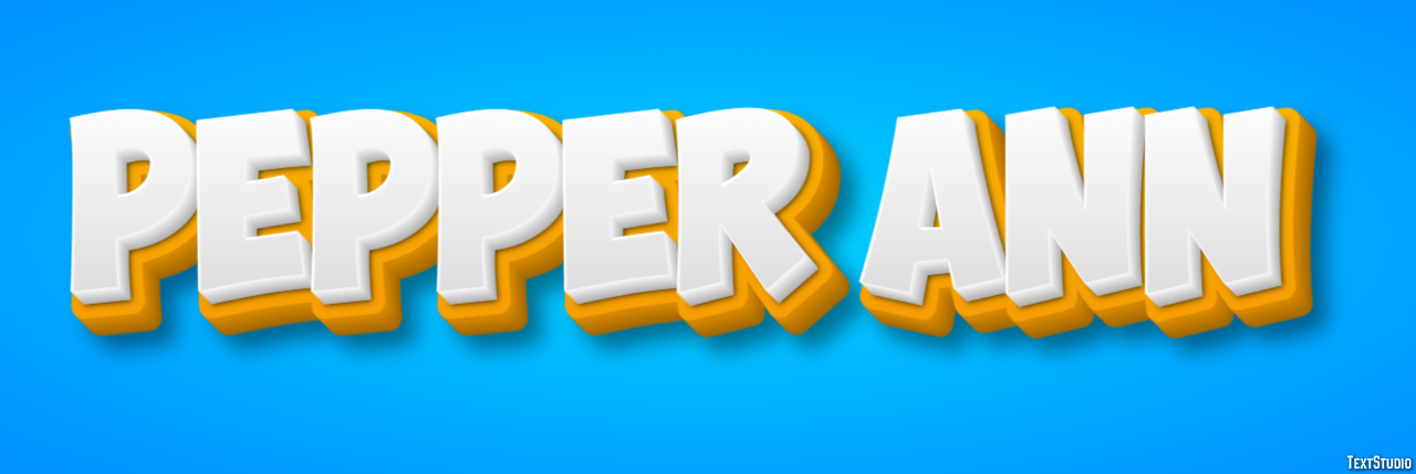 Pepper Ann Texteffekt