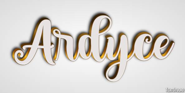 Ardyce Text Effect