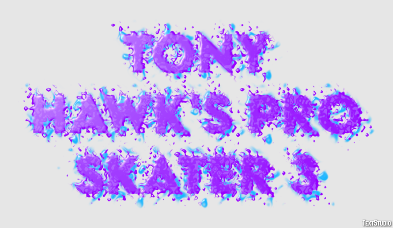 Tony Hawk's Pro Skater 3 Tekst Effect