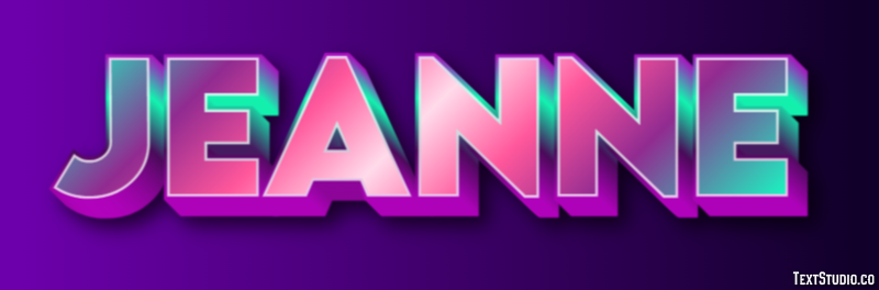 Jeanne Text Effect