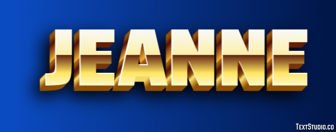 Jeanne Text Effect