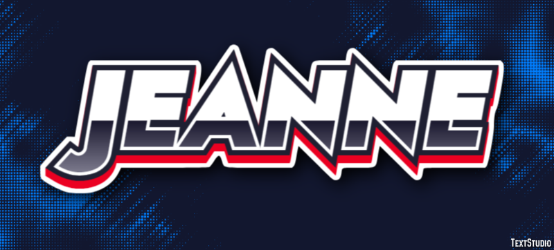 Jeanne Text Effect