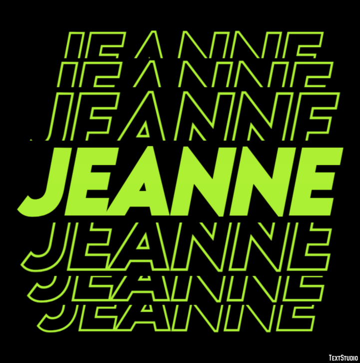 Jeanne Text Effect