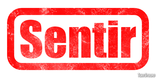 Sentir Efeito do texto