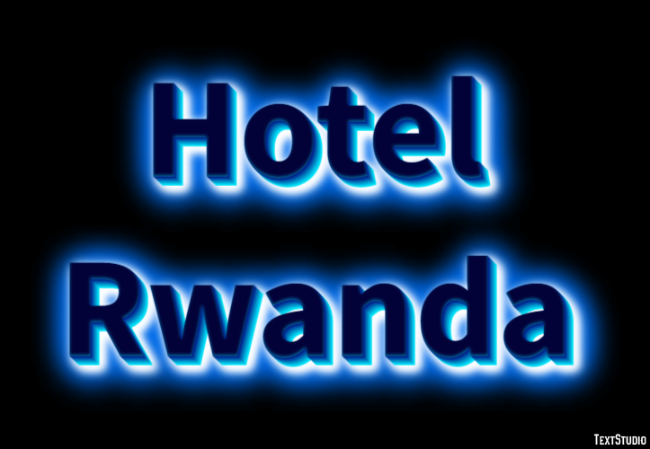 Hotel Rwanda Text Effect