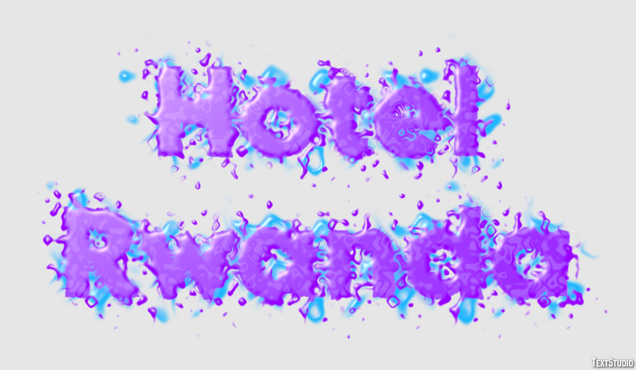 Hotel Rwanda Text effect
