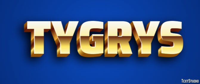 Tygrys Efekt tekstowy