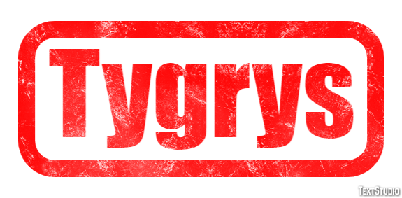 Tygrys Efecto de texto