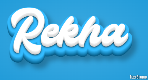 Rekha Text effect