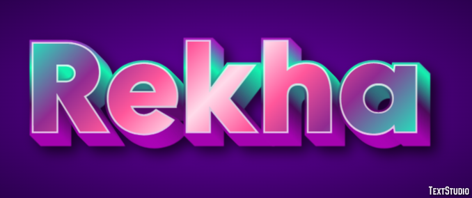 Rekha Text effect