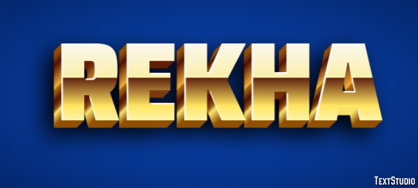 Rekha Text effect