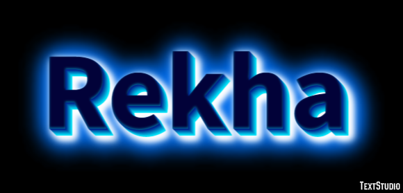 Rekha Text effect