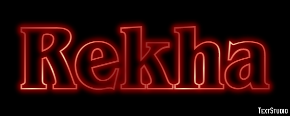 Rekha Text effect