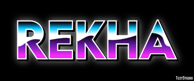 Rekha Text effect