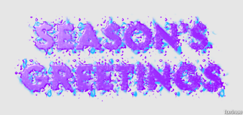 Season's Greetings Text effect