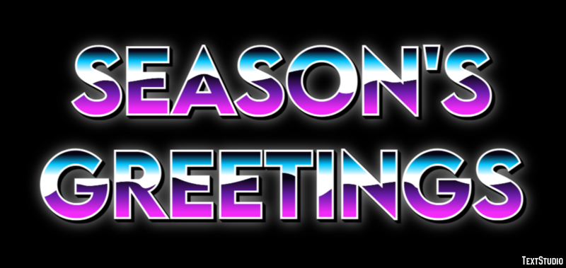 Season's Greetings Text Effect