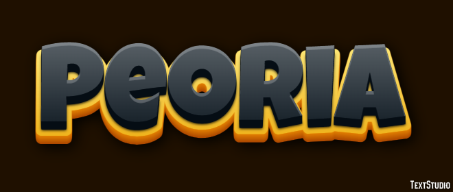 Peoria Efekt tekstowy