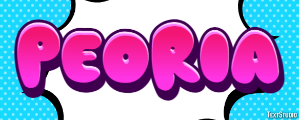 Peoria Efekt tekstowy