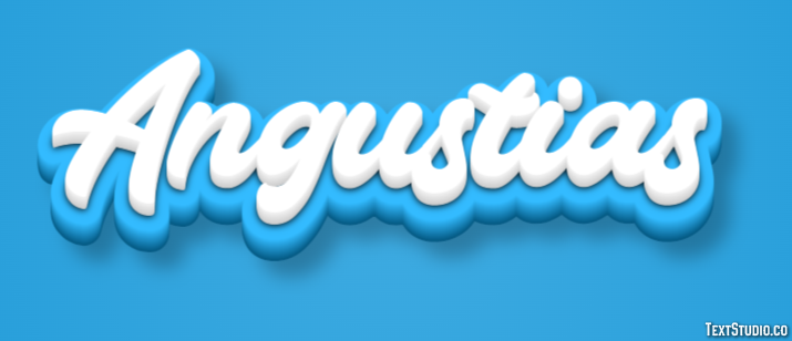 Angustias Efecto de Texto