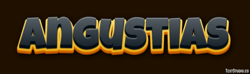 Angustias Efecto de Texto