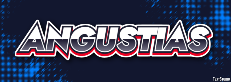 Angustias Efecto de texto