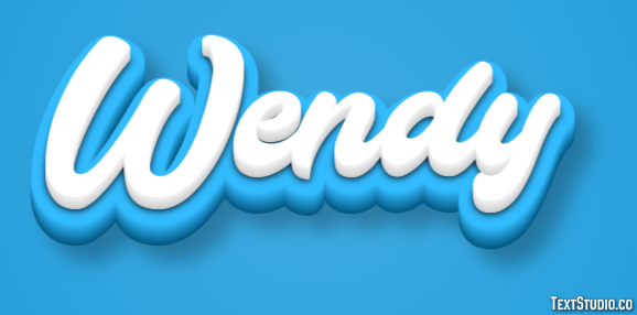 Wendy Text Effect