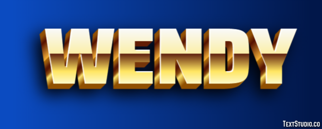Wendy Text Effect