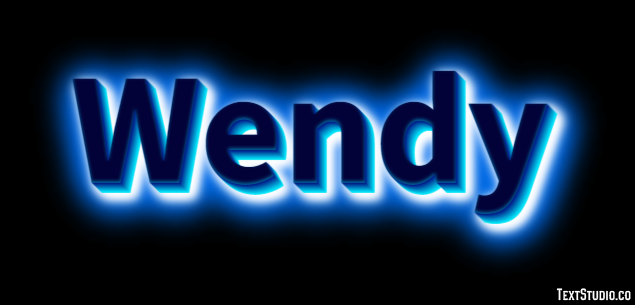 Wendy Text Effect