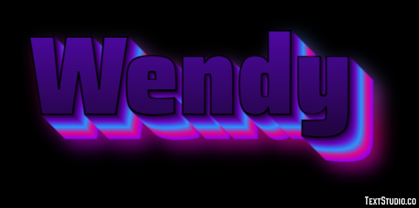 Wendy Text Effect