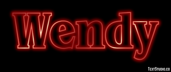 Wendy Text Effect