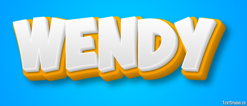 Wendy Text Effect