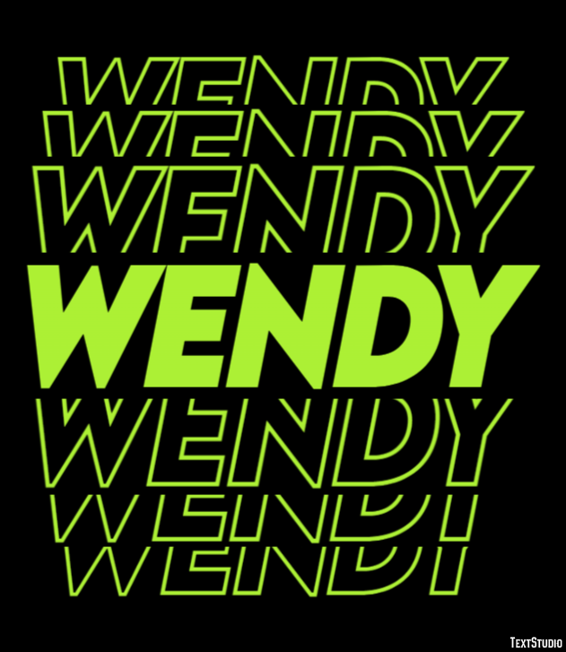 Wendy Text Effect