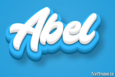 Abel Text Effect