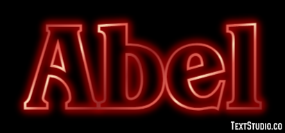 Abel Text Effect