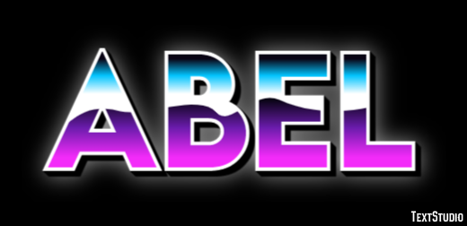 Abel Text Effect