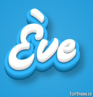 Ève Texteffekt