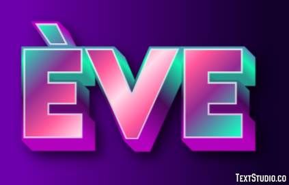 Ève Text Effect