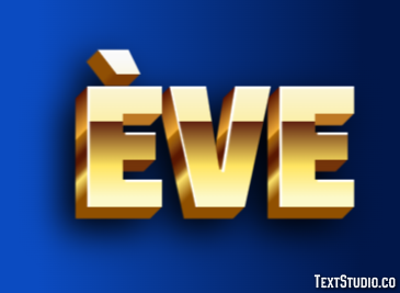 Ève Text Effect