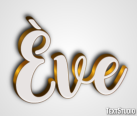 Ève Text Effect