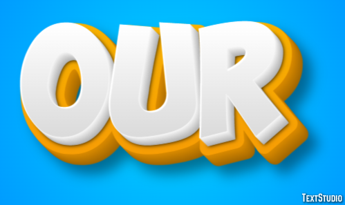 Our Text Effect