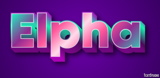 Elpha Text Effect